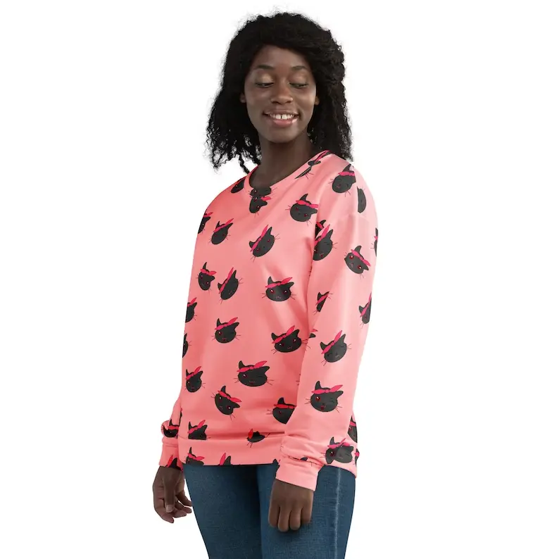 Pink Blackittty Fancy Sweatshirt